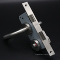 High security privacy toilet door lock set with indictor and turn plate for toilet door application lock system